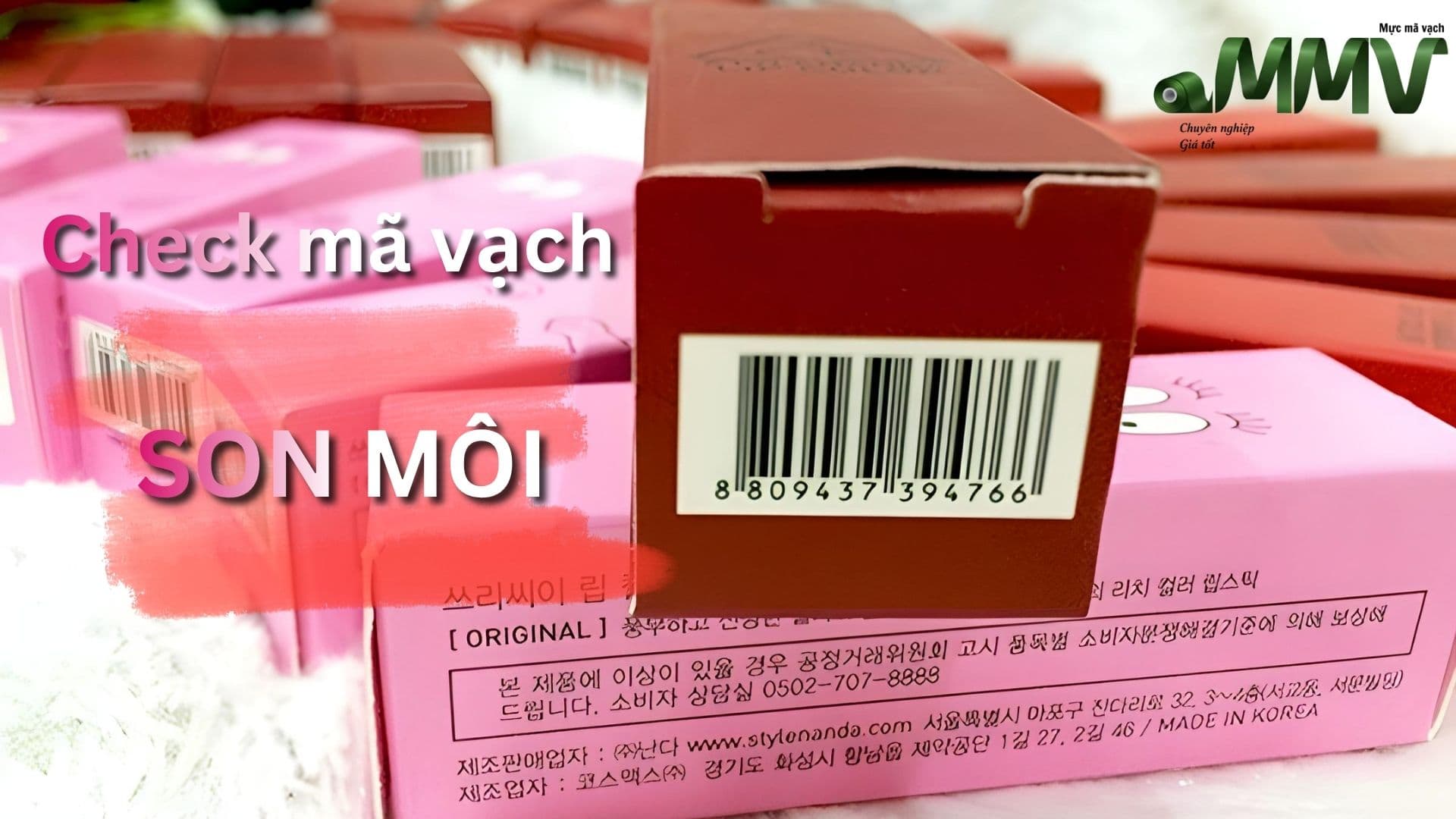 Hướng Dẫn Cách Check Mã Vạch Son Môi Phân Biệt Hàng Thật Giả