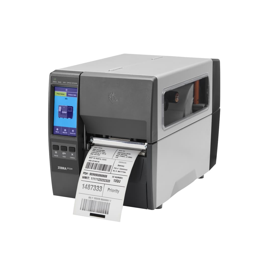 Zebra ZT231 Máy In Mã Vạch Công Nghiệp Tầm Trung