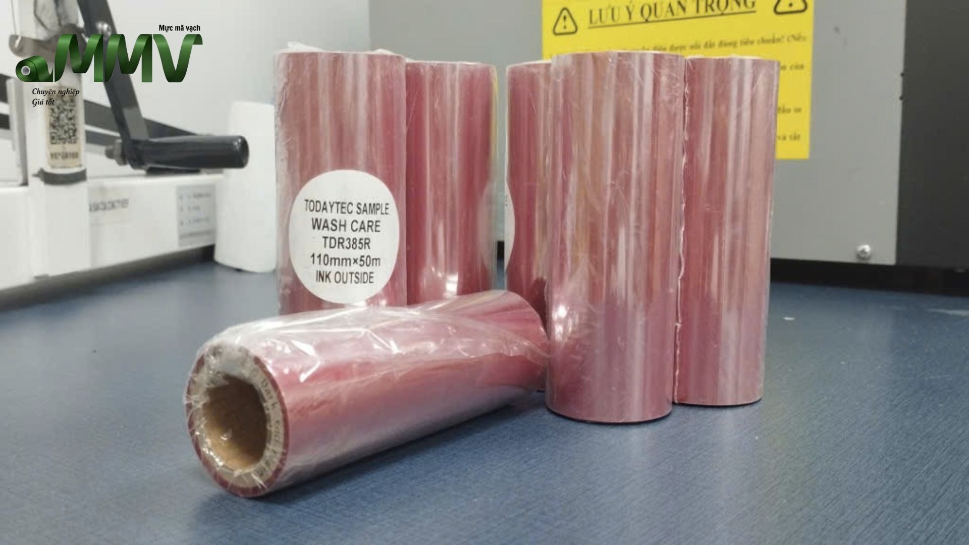 Mực mã vạch Resin đỏ