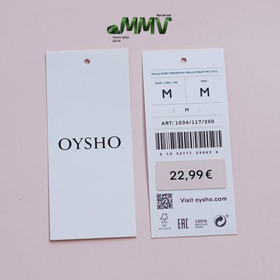 Mẫu nhãn mác quần áo 5