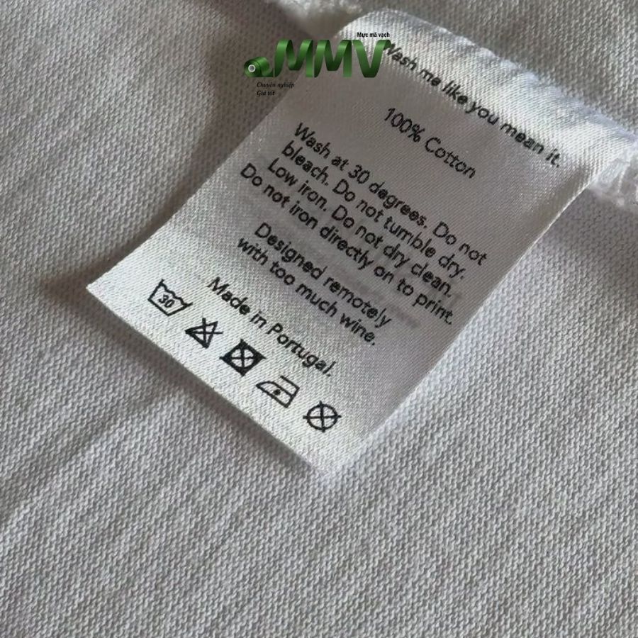 Mẫu nhãn mác quần áo 7