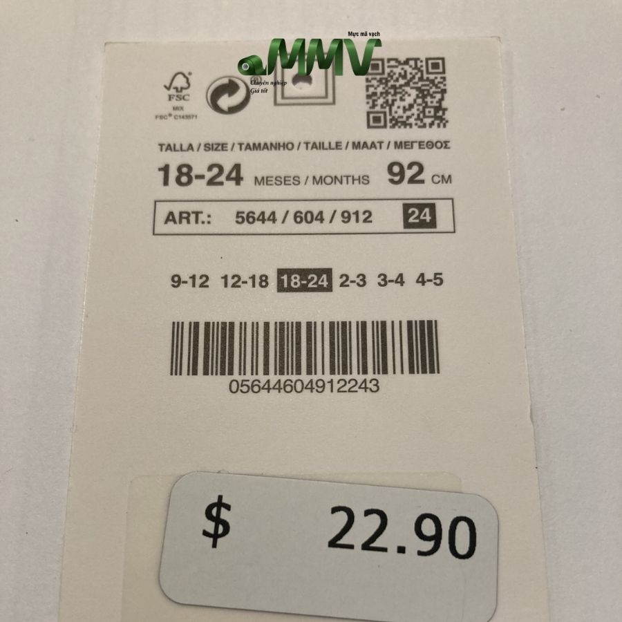 Mẫu tem quần áo 9