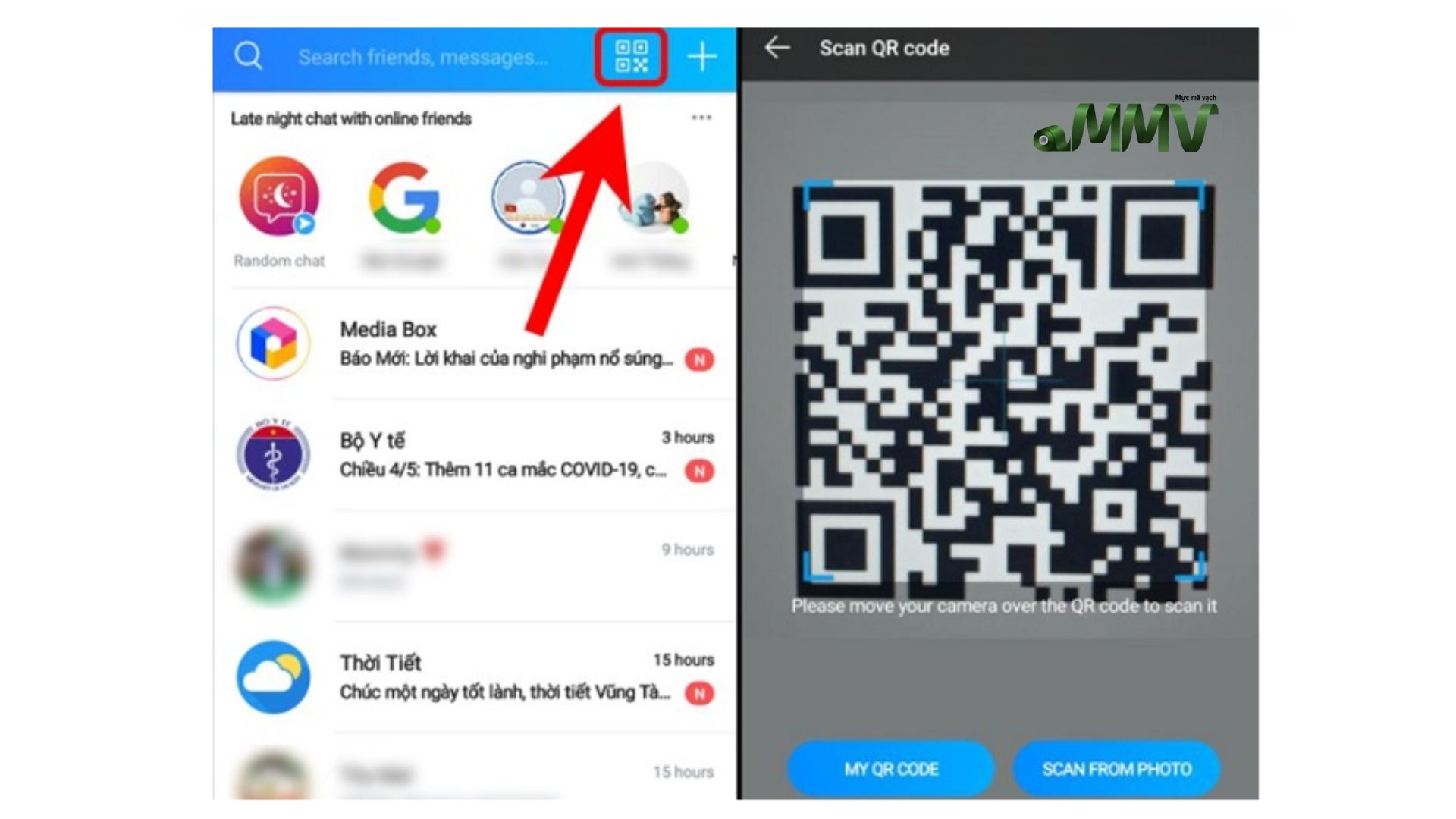 Check mã vạch bằng Zalo